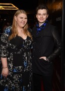 Chris Colfer attends the press night performance of 'Dreamgirls' at The Savoy Theatre in London (December 14, 2016)
