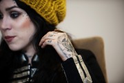 Кэт фон Ди (Kat Von D) Portraits during an interview in Stockholm, Sweden (2010.12.01.) - 12xHQ B74ea8520680066