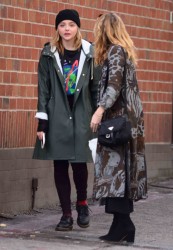 Chloe Grace Moretz & Zoey Deutch - "Combats The Wet Weather as they are Spotted in Beverly Hills, CA" - 05,January,2017