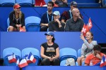 Belinda Bencic and Kristina Mladenovic during the 2017 Hopman Cup at Perth Arena January 6-2017 x31