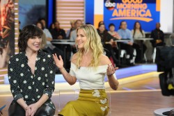 Milla Jovovich & Ali Larter - 'Good Morning America' in New York - 01/26/2017