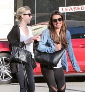 Lea Michele and Emma Roberts leave lunch at Bouchon in Beverly Hills - January 31, 2017