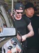David Beckham Leaving SoulCycle After A Morning Workout on February 2, 2017