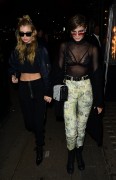 Taylor Hill & Stella Maxwell - Arriving at Sexy Fish Asian Restaurant in London, UK February 18, 2017