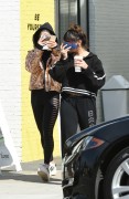 Vanessa Hudgens & Stella Hudgens - Get coffee after their workout in LA February 25, 2017