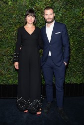 Jamie Dornan and Amelia Warner at Charles Finch and Chanel Pre-Oscar Awards Dinner 02/25/2017