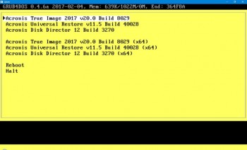 Acronis True Image 20.8029 / Universal Restore 11.5.40028 / Disk Director 12.0.3270 BootCD/USB (x86/x64 UEFI) Rus