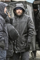Casey Affleck - is spotted back to work today, directing 'Light of my Life' in Vancouver Canada 03/03/2017