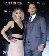 Крис Пратт, Дженнифер Лоуренс (Chris Pratt, Jennifer Lawrence) Passengers Photocall & Press Conference at CGV Theater (Seoul, 16.12.2016) (68xHQ) 6681fe536486971