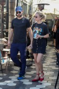 Chace Crawford & Rebecca Rittenhouse - grabbing coffee at Zinque Cafe in West Hollywood - March 08, 2017