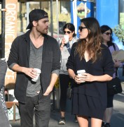 Paul Wesley & Phoebe Tonkin - At the Farmers Market in los angeles - March 19, 2017