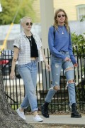 Kristen Stewart and her girlfriend Stella Maxwell step out for a coffee in New Orleans. 03/18/2017